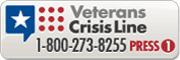 Veterans Crisis Line (1-800-273-8255)